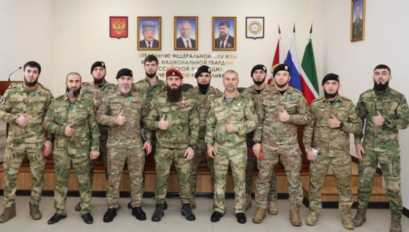 ЧЕЧНЯ. В Управлении Росгвардии по Чеченской Республике наградили представителей инженерных служб Росгвардии