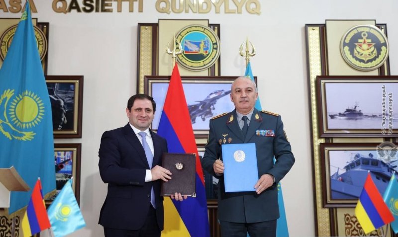 АРМЕНИЯ. Минобороны Армении и Казахстана оформили план сотрудничества на текущий год