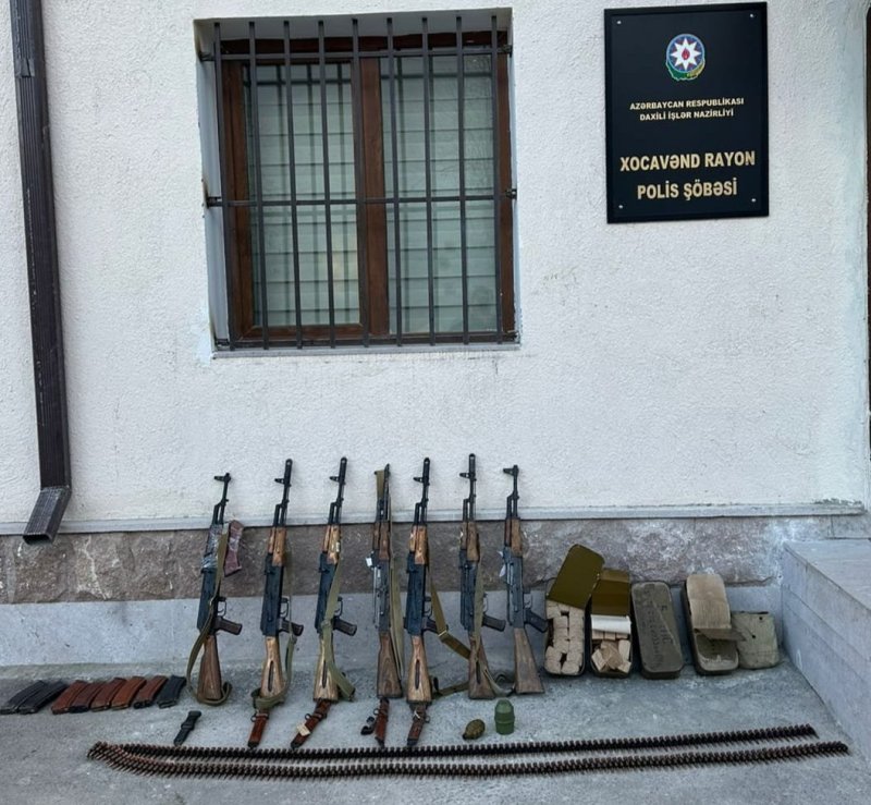 АЗЕРБАЙДЖАН. В Ходжавенде найден крупный схрон армянского оружия