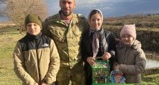 ЧЕЧНЯ.  Росгвардейцы поздравили детей погибших боевых товарищей с Новым годом в Чеченской Республике