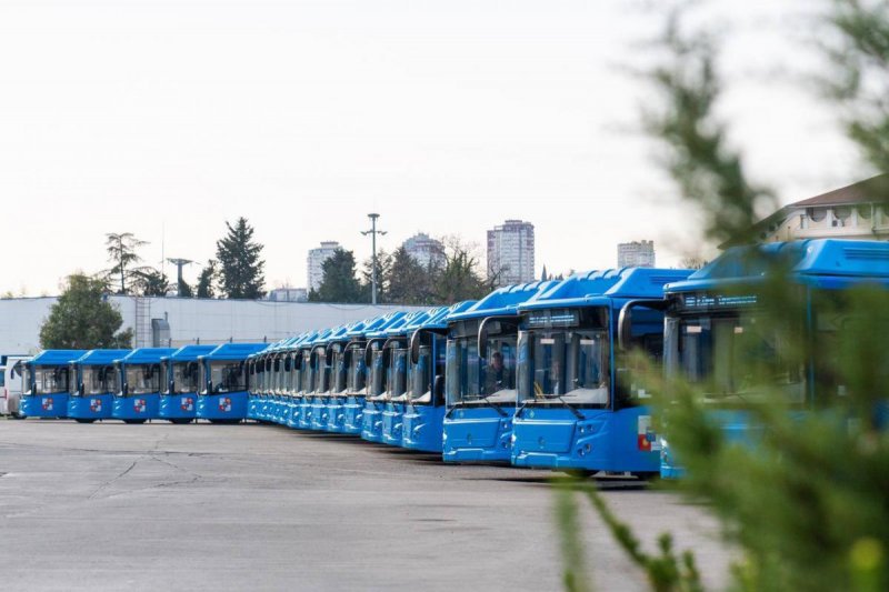 КРАСНОДАР. Город Сочи получил 25 новых экологичных автобусов большого класса