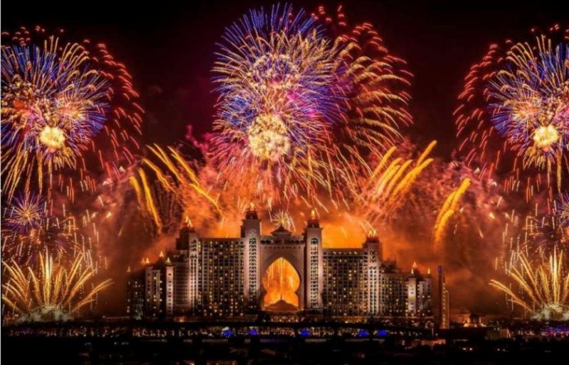 Новогодний фейерверк в ОАЭ попал в Книгу рекордов Гиннесса
