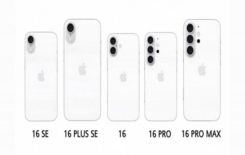 Apple представит сразу пять новых телефонов