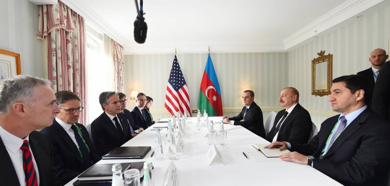 АЗЕРБАЙДЖАН. Ильхам Алиев встретился с главой Госдепа США