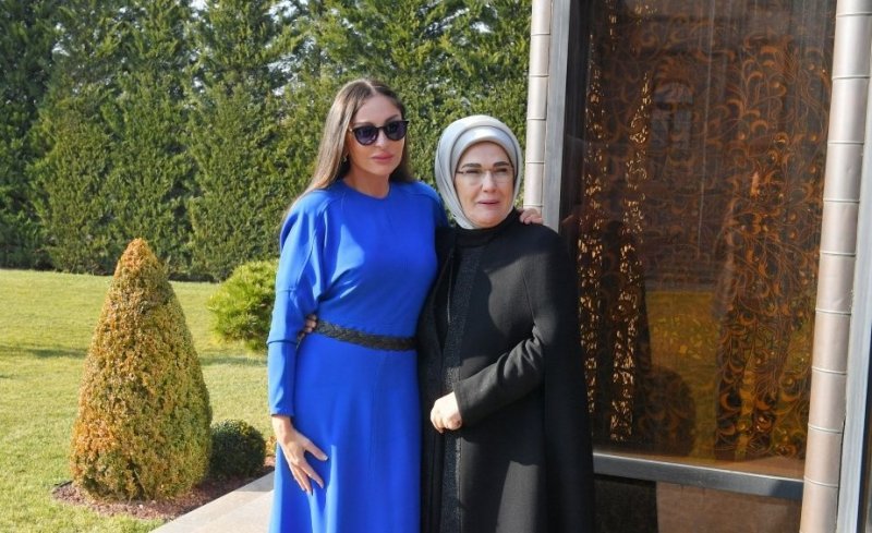 АЗЕРБАЙДЖАН. Первые леди Азербайджана и Турции встретились в Анкаре