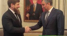 ЧЕЧНЯ.  Кадыров встретился с Председателем Госдумы