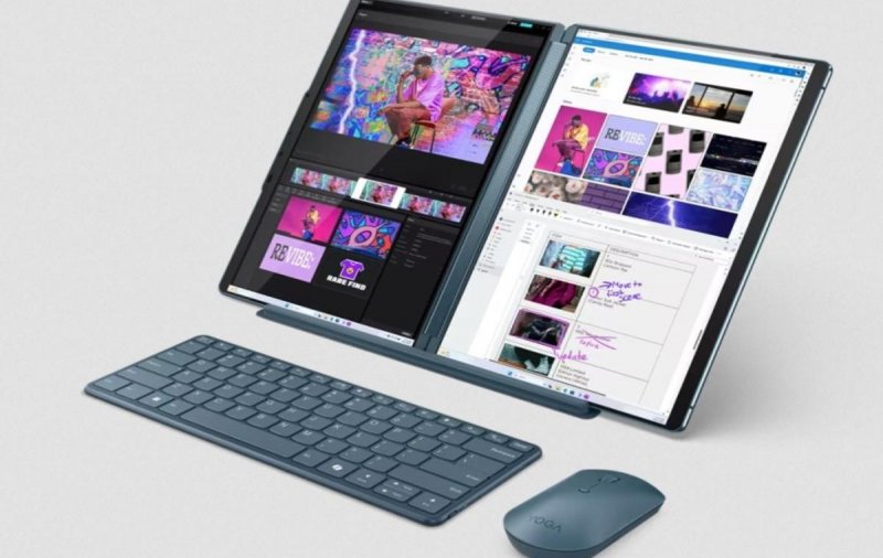 Lenovo представила инновационный ноутбук-трансформер Yoga Book 9 с двумя OLED-экранами