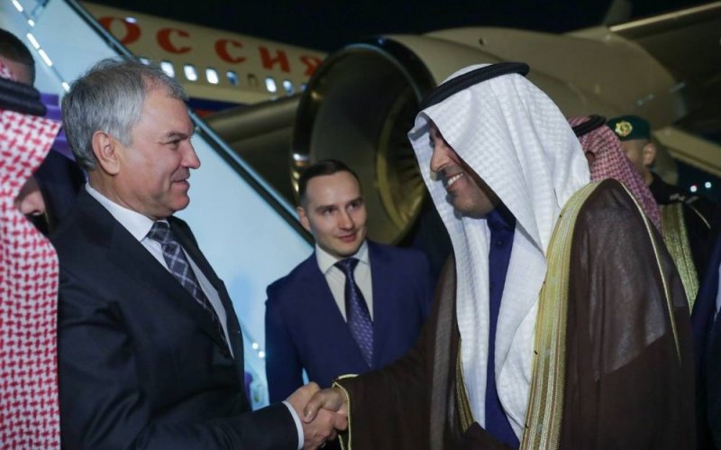 В Саудовской Аравии встретили российскую делегацию во главе с Володиным