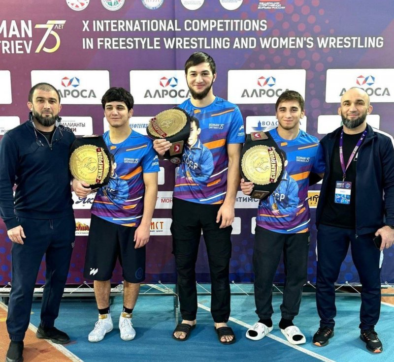 ЧЕЧНЯ. Чеченские спортсмены завоевали три золота на международном турнире по вольной борьбе