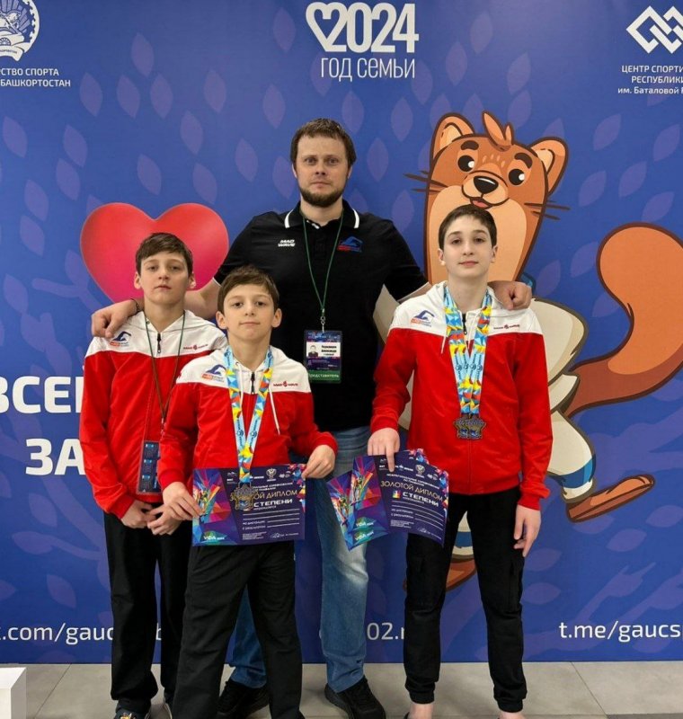 ЧЕЧНЯ. Юные пловцы региона на соревнованиях в Уфе завоевали 6 золотых медалей