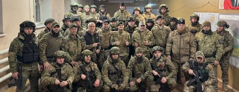 ЧЕЧНЯ. Министр ЧР по делам молодежи посетил чеченских бойцов в Мариуполе