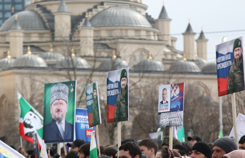 ЧЕЧНЯ. Около 150 тыс. жителей Чечни приняли участие в массовом шествии в Грозном (фото)