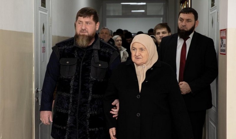 ЧЕЧНЯ. Рамзан Кадыров  принял участие в выборах президента России.