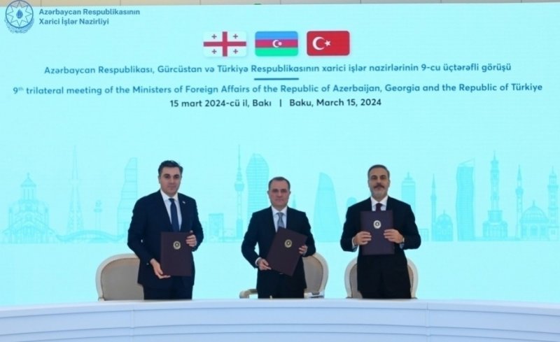ГРУЗИЯ. Азербайджан, Турция и Грузия подписали Бакинскую декларацию