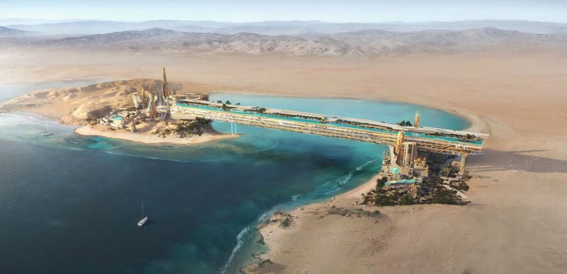В Саудовской Аравии появится самый длинный подвесной бассейн длиной в 450 метров