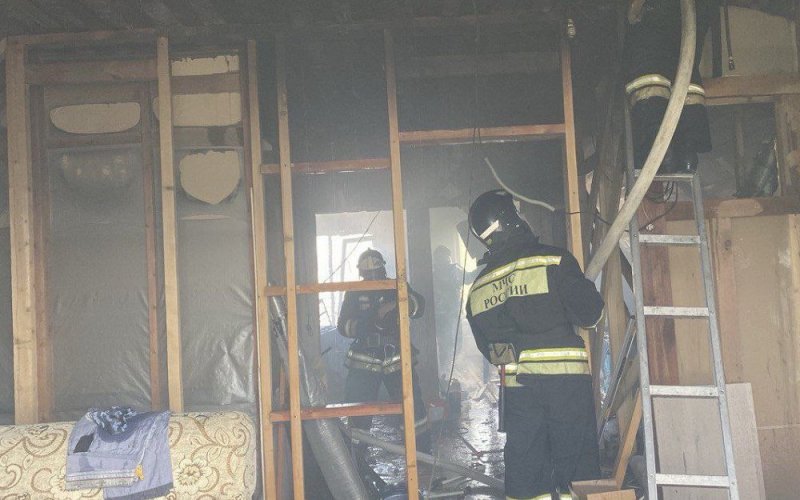 АДЫГЕЯ. В Майкопе ликвидировали пожар на улице Курганной