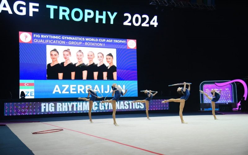 АЗЕРБАЙДЖАН. Азербайджанские гимнастки вошли в тройку финалистов Кубка мира в Баку