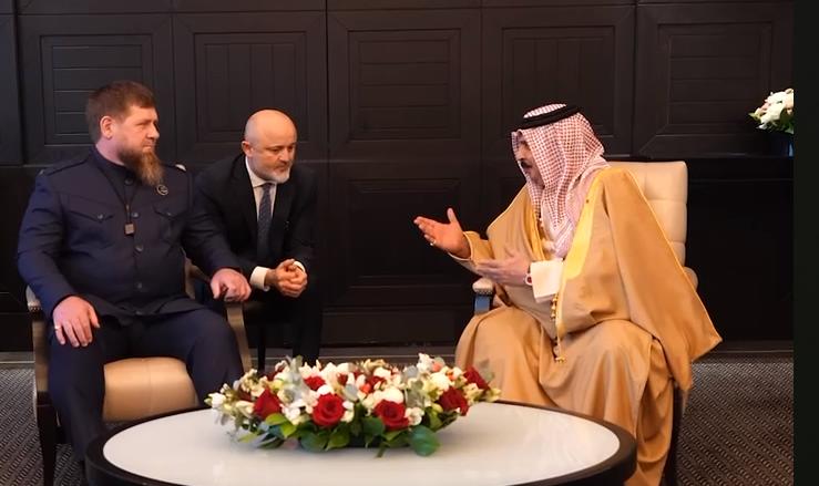 ЧЕЧНЯ. Р. Кадыров в Москве встретился с королём Бахрейна  и наследным принцем.