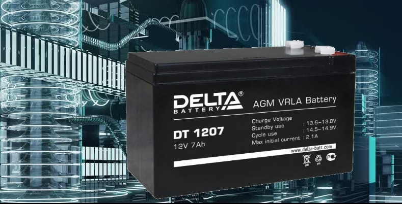 Аккумулятор Delta DT 1207: Надежный и компактный источник энергии