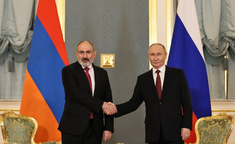 АРМЕНИЯ. Путин и Пашинян обсуждают безопасность и региональные вопросы в Кремле