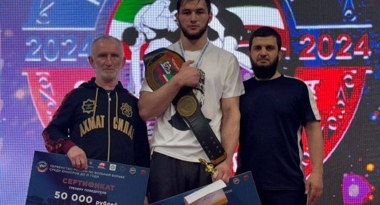 ЧЕЧНЯ. Шамхан Нухаев выиграл первенство России  в Грозном по вольной борьбе