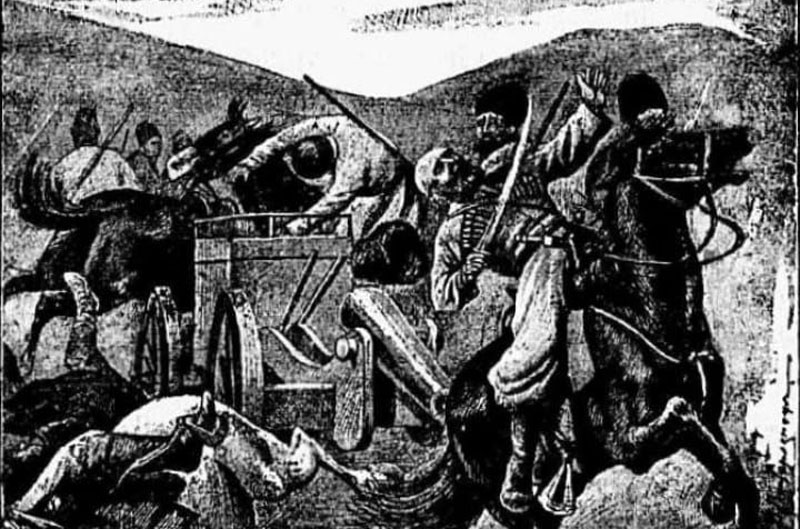 ЧЕЧНЯ. 1840 г. Имам Шамиль и чеченцы в Кавказской войне