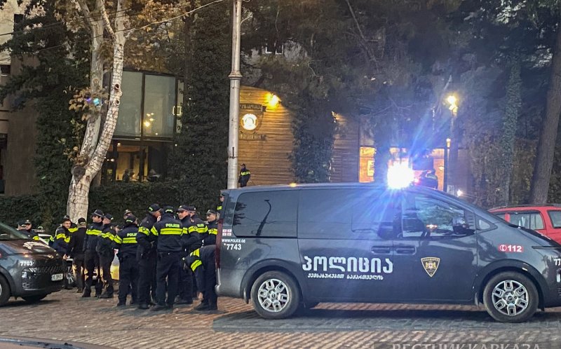 ГРУЗИЯ.  Третий день протестов начался в Тбилиси