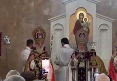Католикос Всех армян провел церемонию освящения первого армянского храма в Беларуси