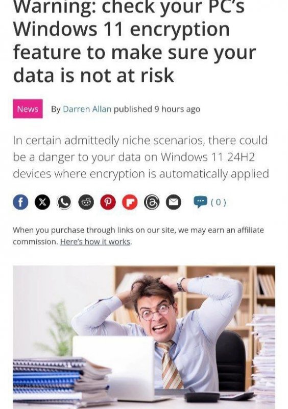 Windows 11 шифрует данные и тормозит ваш ПК: BitLocker стал ловушкой для пользователей