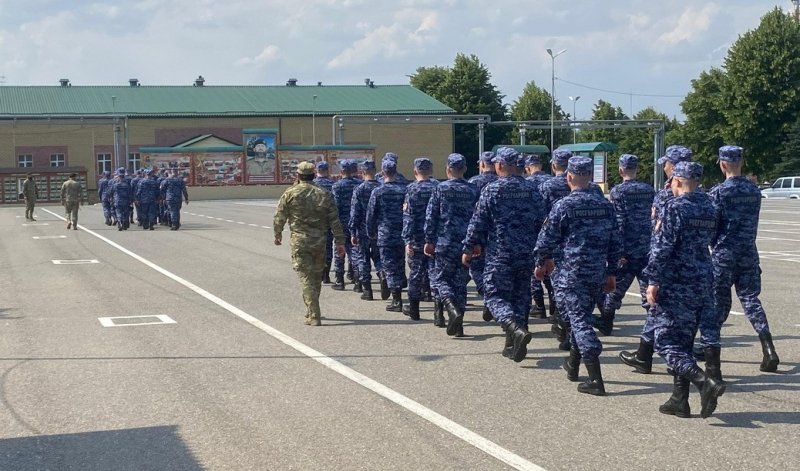 ЧЕЧНЯ. Новобранцы из Чеченской Республики пополнили ряды полка Росгвардии имени Героя России Ахмата-Хаджи Кадырова