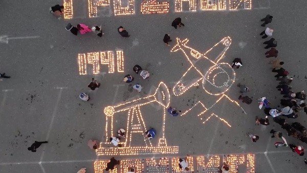 ЧЕЧНЯ. Память сквозь пламя: в столице Чечни прошла акция, посвящённая подвигу советских солдат