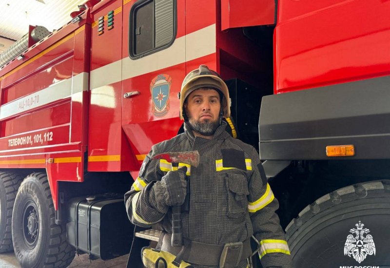 ЧЕЧНЯ. Пожарный из Чечни сдал кровь 288 раз