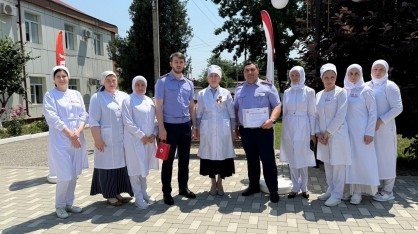 ЧЕЧНЯ. В канун Всемирного дня донора крови сотрудники следственного управления СКР по Чеченской Республике приняли участие в торжественном мероприятии ГБУ «Республиканская станция переливания крови»
