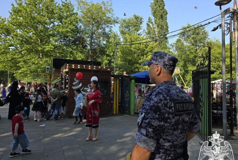 ДАГЕСТАН. Росгвардия обеспечила безопасность празднования Международного дня защиты детей