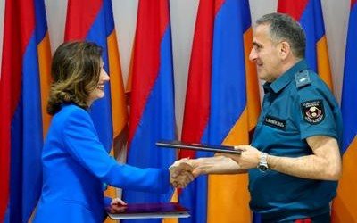 Между Спасательной службой МВД РА и УВКБ ООН подписан меморандум о взаимопонимании