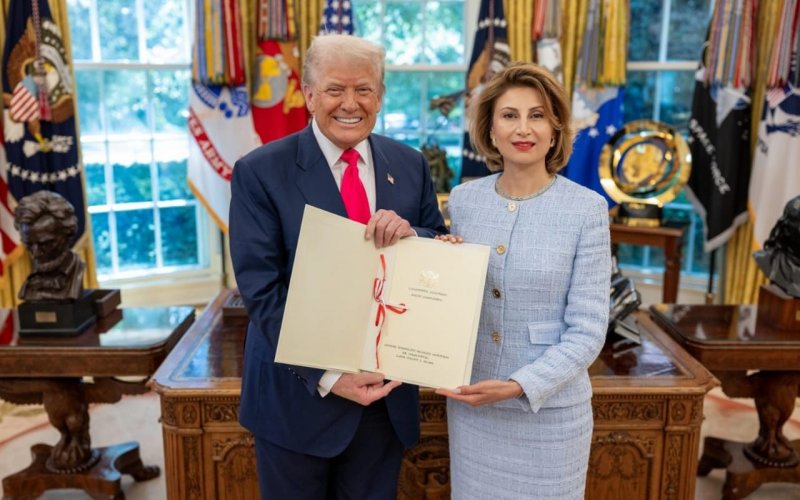 ГРУЗИЯ. Новый посол Грузии в США вручила верительные грамоты Дональду Трампу