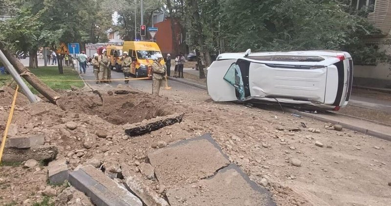 В Алматы взорвался строящийся газопровод