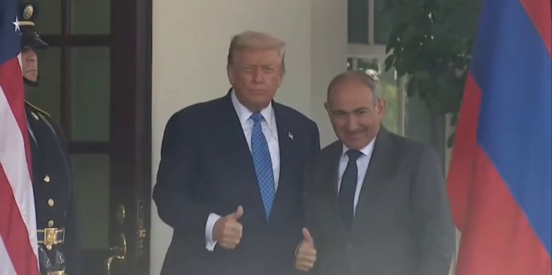 АРМЕНИЯ. Трамп принял Пашиняна в Белом доме