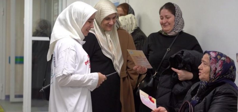 ЧЕЧНЯ.   Более 1000 человек прошли обследование в Чечне в рамках Дня борьбы с инсультом