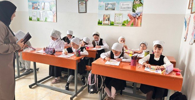ЧЕЧНЯ. На Шелковской эколого-биологической станции прошло увлекательное занятие по русскому языку