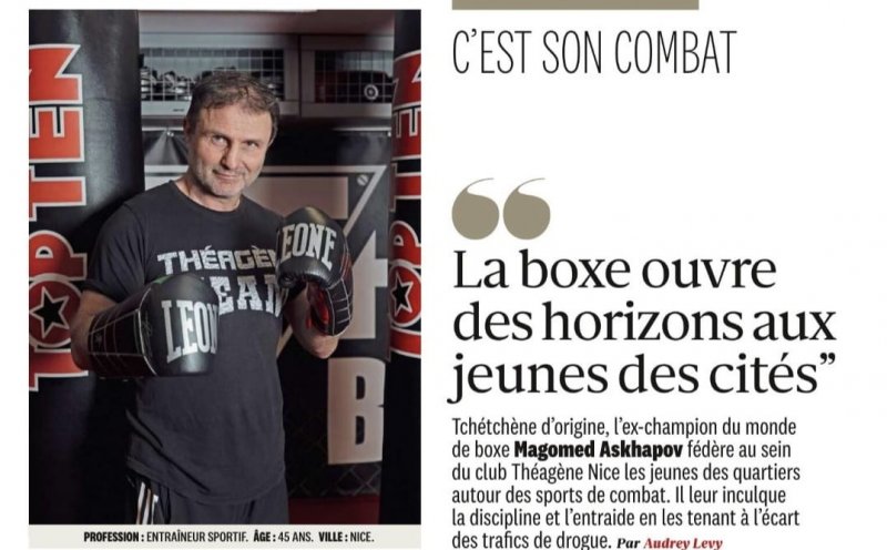 ЧЕЧНЯ. Французский журнал «Марианн» рассказал о чеченском тренере единоборств в Ницце