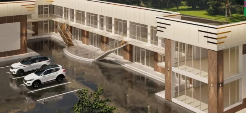 ЧЕЧНЯ. В Ачхой-Мартане строят новый торговый дом на 25 млн рублей