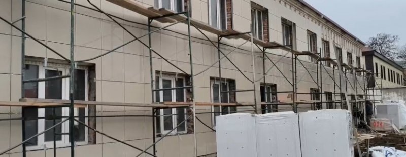 ЧЕЧНЯ. В Серноводске идёт масштабная реконструкция детской школы искусств в рамках нацпроекта «Семья»