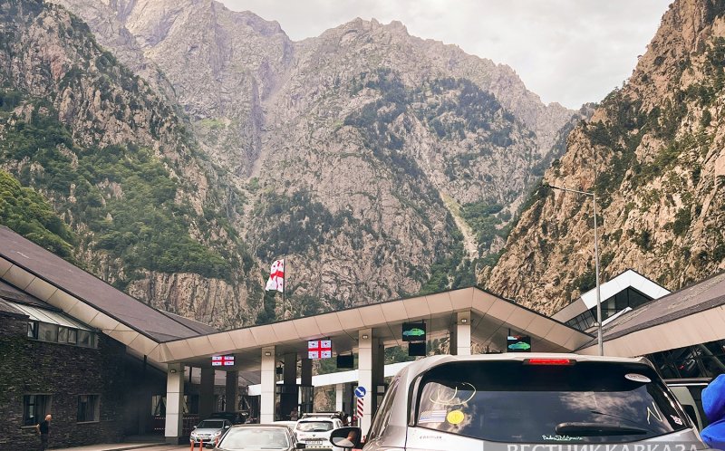 ГРУЗИЯ. В Грузии завершили строительство тоннеля на дороге к границе с Россией