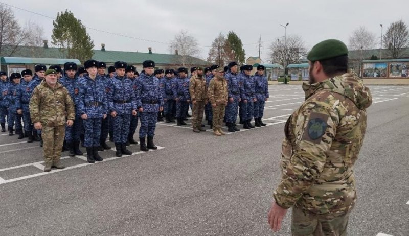 ЧЕЧНЯ. Сто новобранцев из Чечни приступили к службе в полку имени Ахмата-Хаджи Кадырова