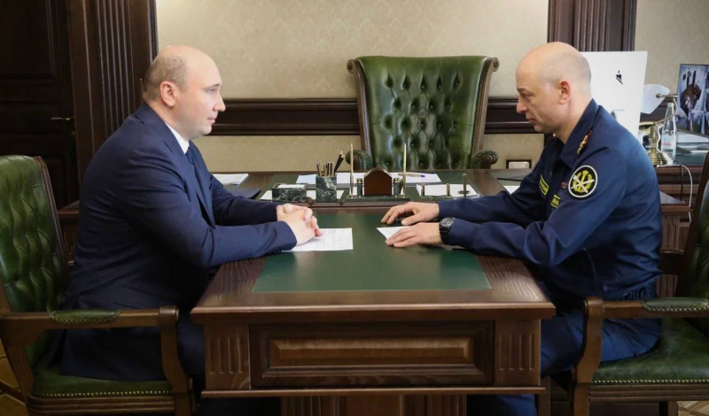 КЧР. Глава Черкесска Алексей Баскаев обсудил с начальником ОФСИН России по КЧР социальную адаптацию осужденных и поддержку бойцов СВО