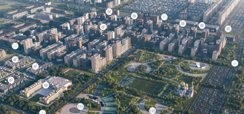 КРАСНОДАР. В новом жилом комплексе «Дом 101» в Краснодаре появится инфраструктура для детей