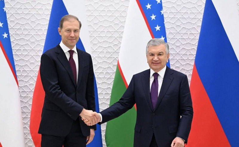 Российская делегация во главе с Мантуровым встретилась с президентом Узбекистана