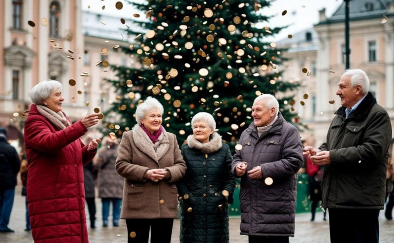 АДЫГЕЯ. «Путешествие серебряных Снегурочек в поисках Деда Мороза» организовали у городской елки в Майкопе