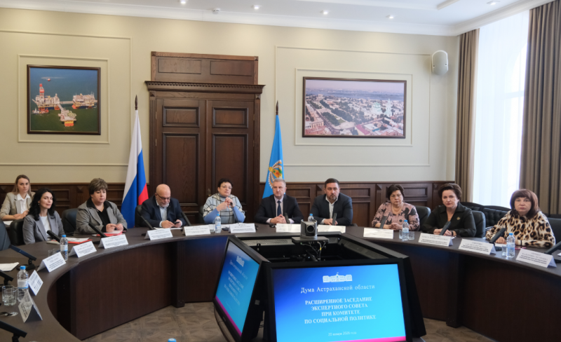 АСТРАХАНЬ. Экспертный совет при комитете по соцполитике Думы Астраханской области обсудил меры поддержки семей с детьми-инвалидами и студенческих семей в регионе